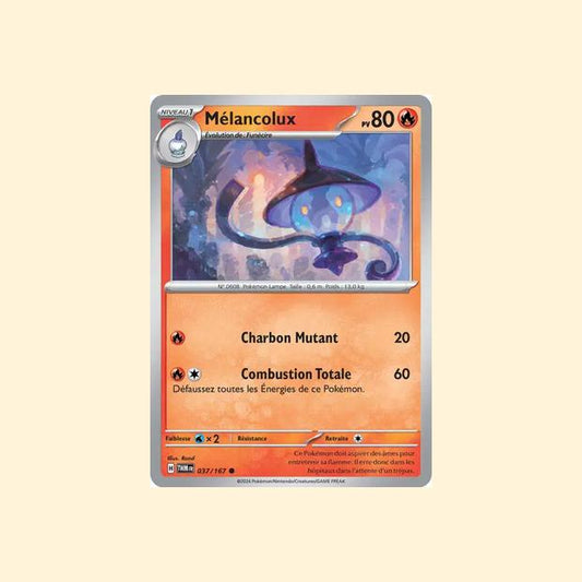 Carte Pokémon Mélancolux 037/167 - Mascarade Crépusculaire - Français