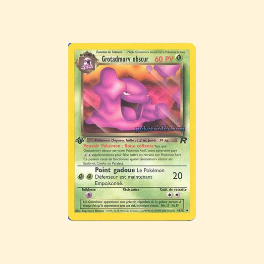 Carte Pokémon Grotadmorv obscur 041/82 - Team Rocket - Français
