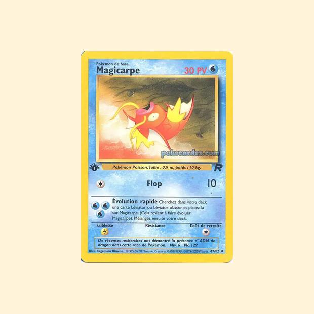 Carte Pokémon Magicarpe 047/82 - Team Rocket - Français