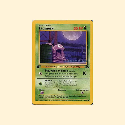 Carte Pokémon Tadmorv 048/62 - Fossile - Français