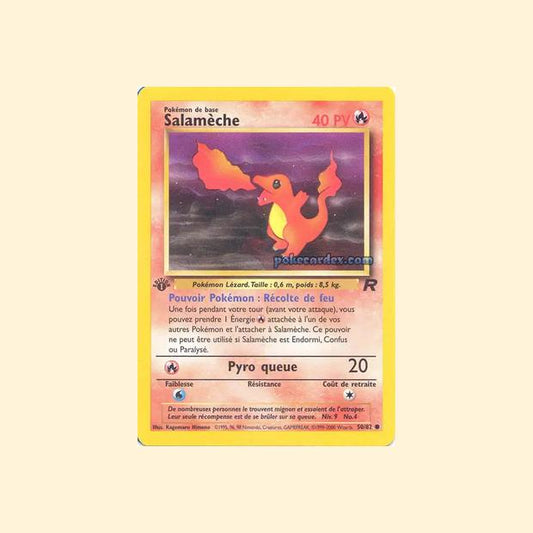 Carte Pokémon Salamèche 050/82 - Team Rocket - Français