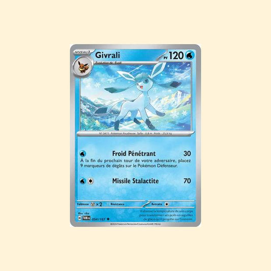 Carte Pokémon Givrali 054/167 - Mascarade Crépusculaire - Français