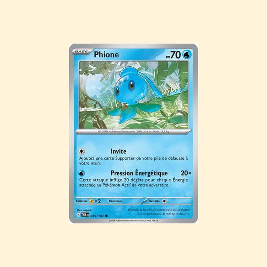 Carte Pokémon Phione 055/167 - Mascarade Crépusculaire - Français