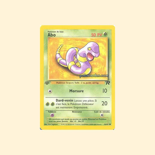 Carte Pokémon Abo 056/82 - Team Rocket - Français
