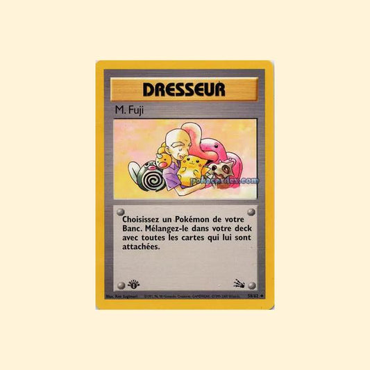 Carte Pokémon M. Fuji 058/62 - Fossile - Français