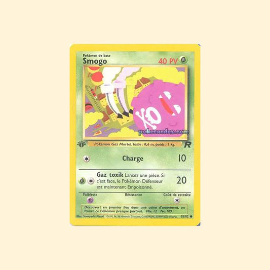 Carte Pokémon Smogo 058/82 - Team Rocket - Français