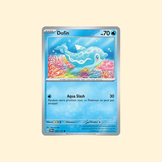 Carte Pokémon Dofin 059/167 - Mascarade Crépusculaire - Français