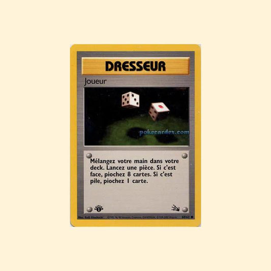 Carte Pokémon Joueur 060/62 - Fossile - Français