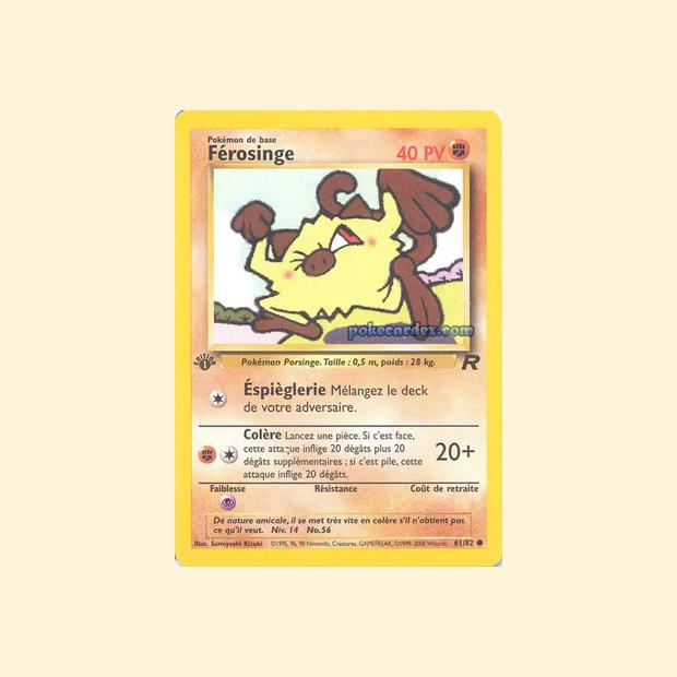 Carte Pokémon Férosinge 061/82 - Team Rocket - Français