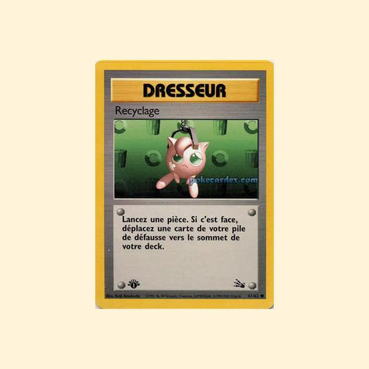 Carte Pokémon Recyclage 061/62 - Fossile - Français
