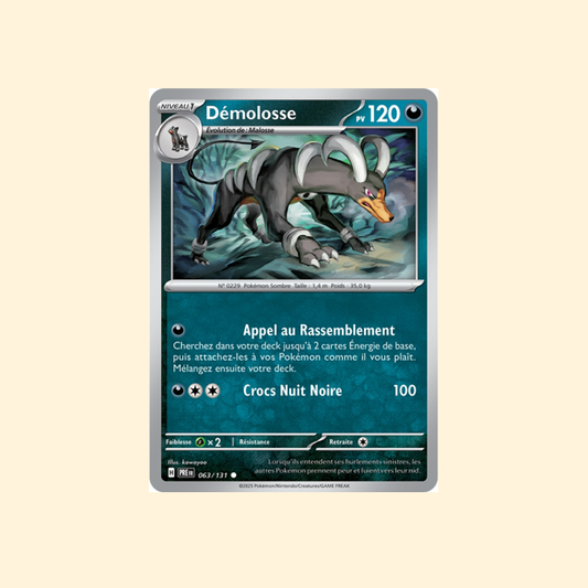 Carte Pokémon Démolosse PRE 063/180 - Évolutions Prismatiques - Français