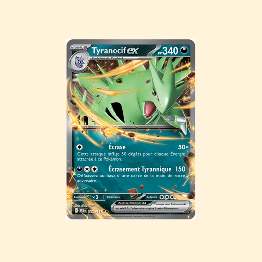 Carte Pokémon Tyranocif ex PRE 064/180 - Évolutions Prismatiques - Français