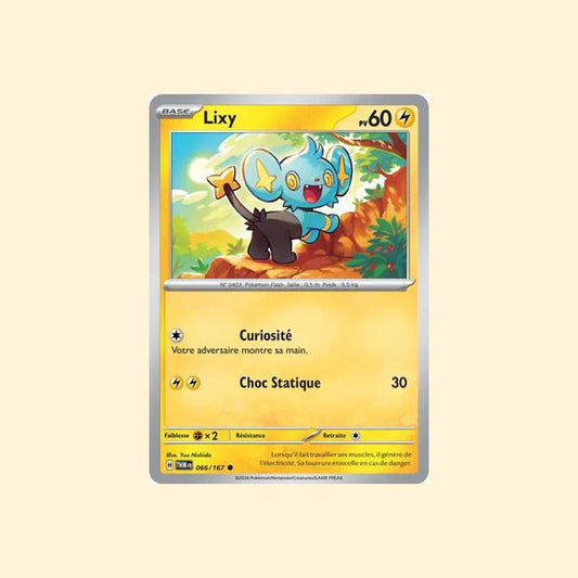 Carte Pokémon Lixy 066/167 - Mascarade Crépusculaire - Français