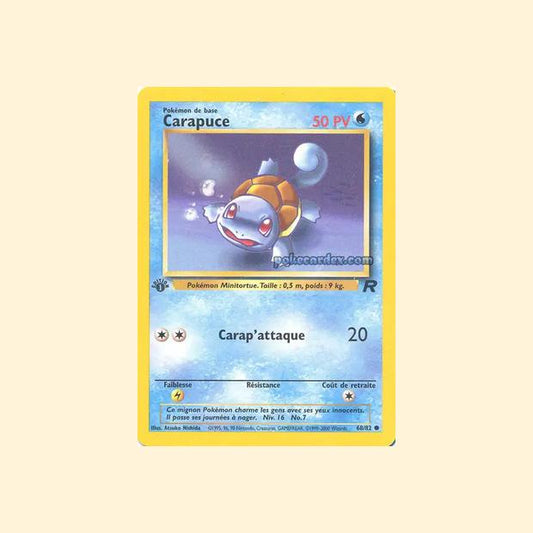 Carte Pokémon Carapuce 068/82 - Team Rocket - Français