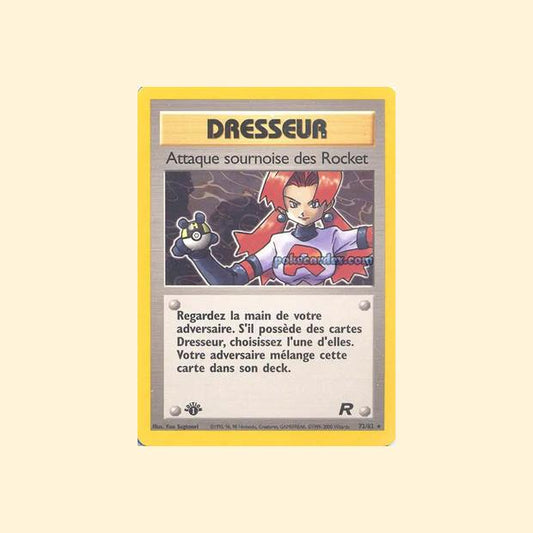 Carte Pokémon Attaque sournoise des Rocket 072/82 - Team Rocket - Français