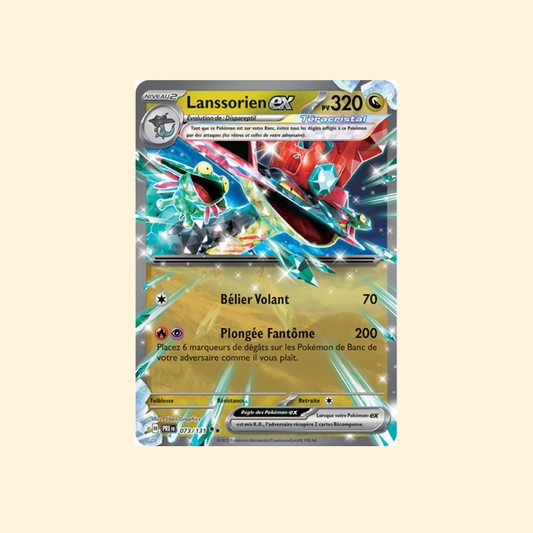 Carte Pokémon Lanssorien ex PRE 073/180 - Évolutions Prismatiques - Français