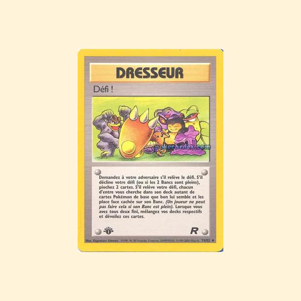 Carte Pokémon Défi ! 074/82 - Team Rocket - Français