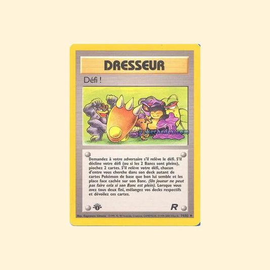 Carte Pokémon Défi ! 074/82 - Team Rocket - Français