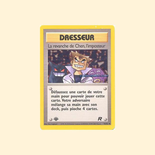 Carte Pokémon La revanche de Chen l'imposteur 076/82 - Team Rocket - Français