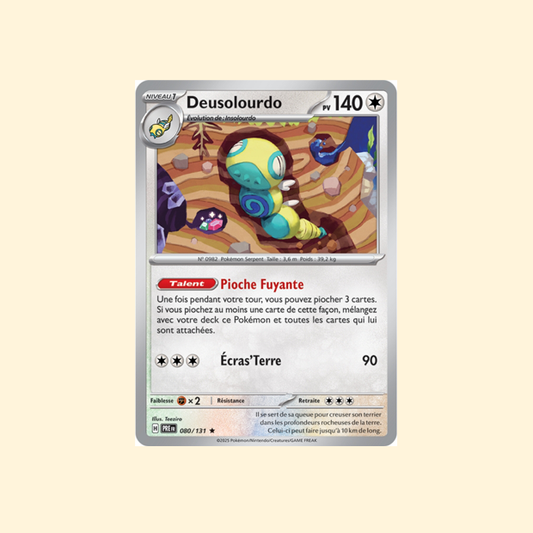 Carte Pokémon Deusolourdo PRE 080/180 - Évolutions Prismatiques - Français