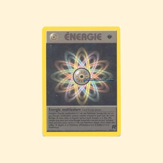 Carte Pokémon Énergie Multicolore 080/82 - Team Rocket - Français