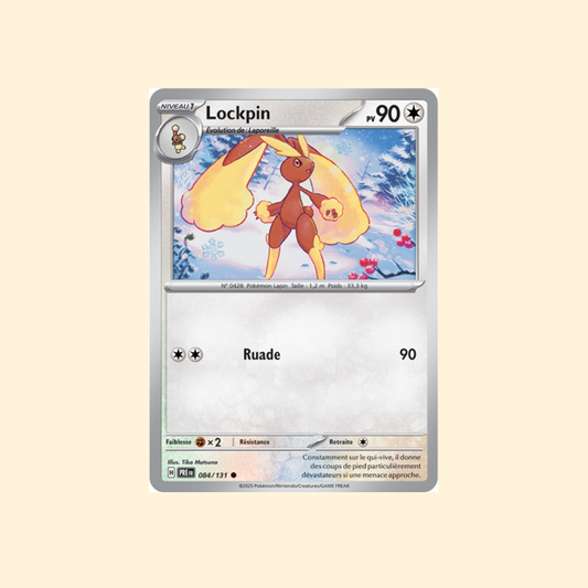 Carte Pokémon Lockpin PRE 084/180 - Évolutions Prismatiques - Français