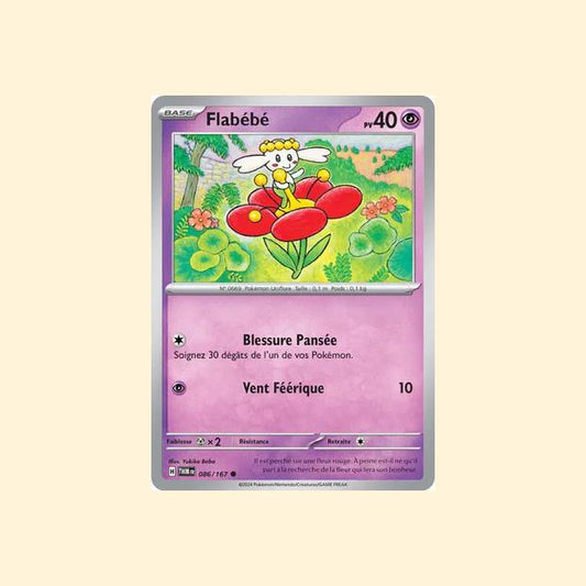 Carte Pokémon Flabébé 086/167 - Mascarade Crépusculaire - Français