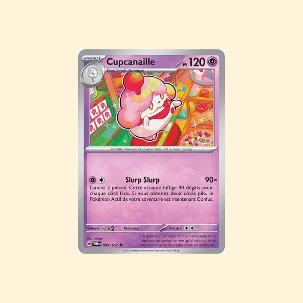 Carte Pokémon Cupcanaille 090/167 - Mascarade Crépusculaire - Français