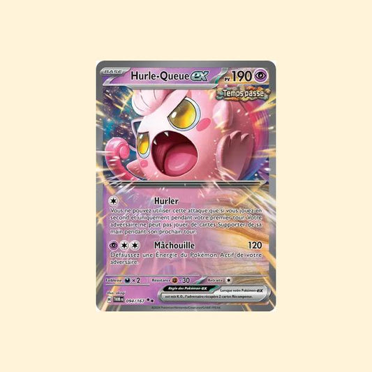 Carte Pokémon Hurle-Queue ex 094/167 - Mascarade Crépusculaire - Français