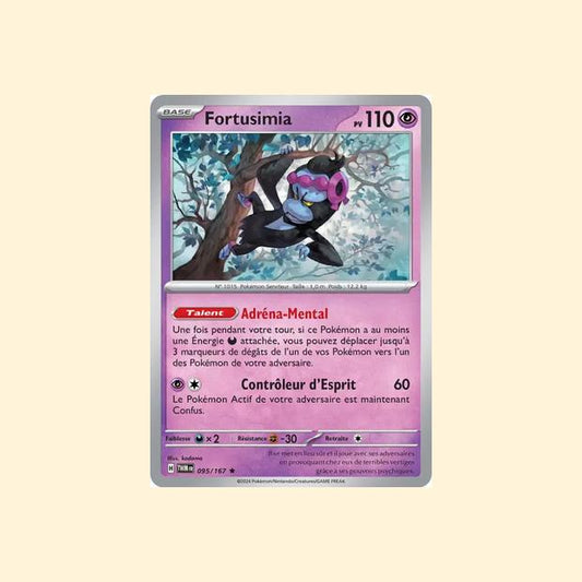 Carte Pokémon Fortusimia 095/167 - Mascarade Crépusculaire - Français