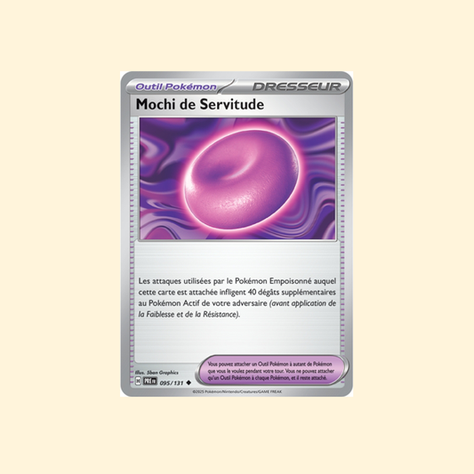 Carte Pokémon Mochi de Servitude PRE 095/180 - Évolutions Prismatiques - Français