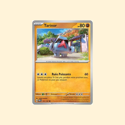 Carte Pokémon Tarinor 101/167 - Mascarade Crépusculaire - Français
