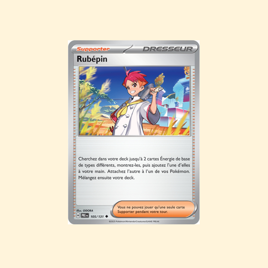 Carte Pokémon Rubépin PRE 105/180 - Évolutions Prismatiques - Français