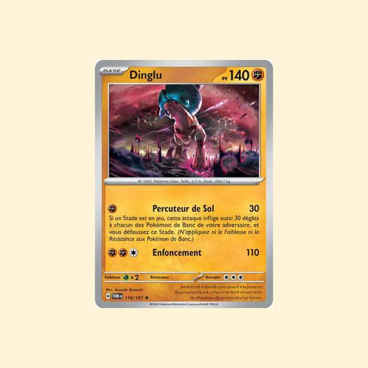 Carte Pokémon Dinglu 110/167 - Mascarade Crépusculaire - Français