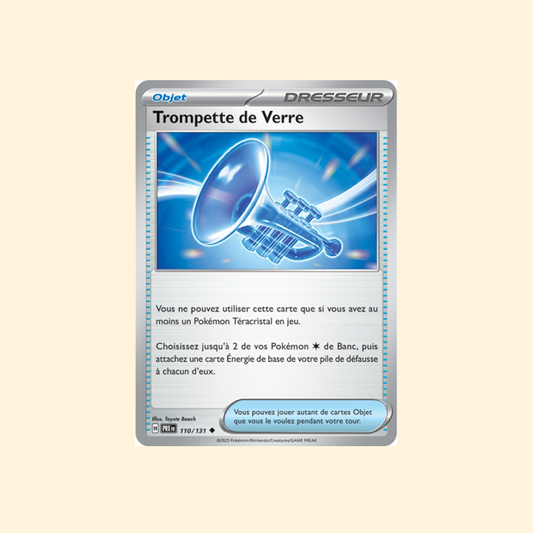 Carte Pokémon Trompette de Verre PRE 110/180 - Évolutions Prismatiques - Français