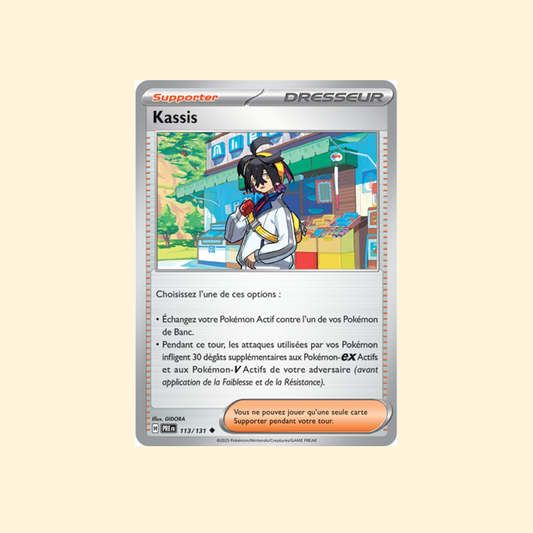 Carte Pokémon Kassis PRE 113/180 - Évolutions Prismatiques - Français