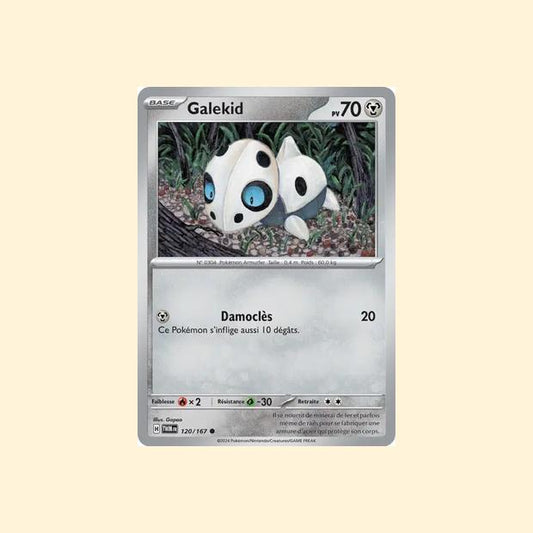 Carte Pokémon Galekid 120/167 - Mascarade Crépusculaire - Français