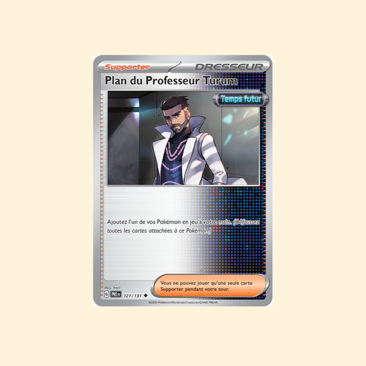 Carte Pokémon Plan du Professeur Turum PRE 121/180 - Évolutions Prismatiques - Français