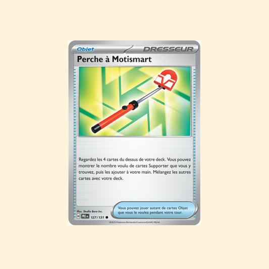 Carte Pokémon Perche à Motismart PRE 127/180 - Évolutions Prismatiques - Français