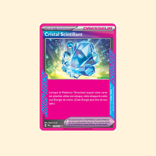 Carte Pokémon Cristal Scintillant PRE 129/180 - Évolutions Prismatiques - Français