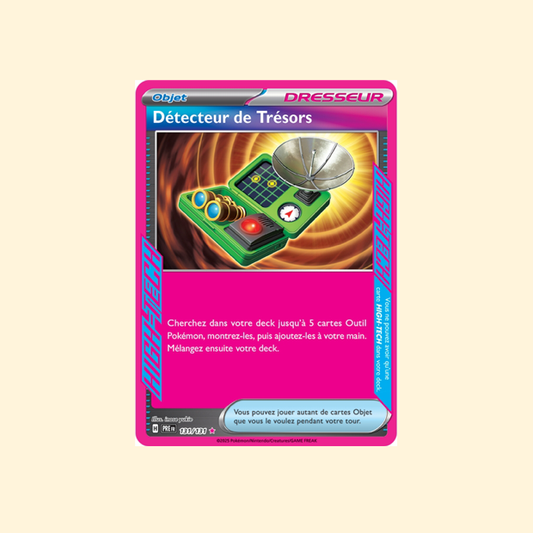 Carte Pokémon Détecteur de Trésors PRE 131/180 - Évolutions Prismatiques - Français