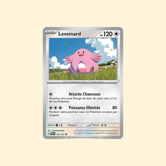 Carte Pokémon Leveinard 133/167 - Mascarade Crépusculaire - Français