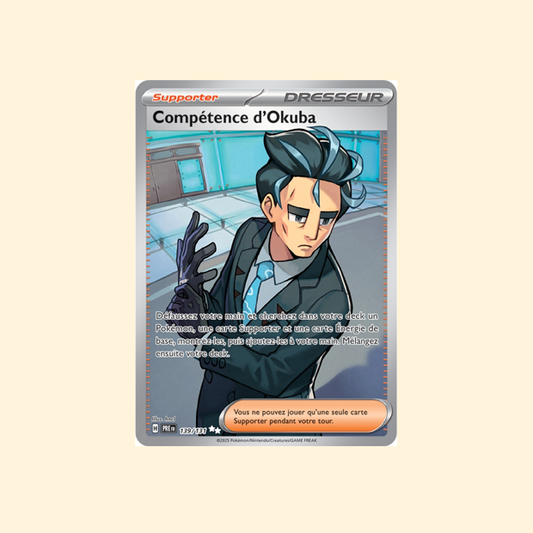 Carte Pokémon Compétence d'Okuba PRE 139/180 - Évolutions Prismatiques - Français