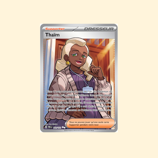 Carte Pokémon Thaïm PRE 143/180 - Évolutions Prismatiques - Français