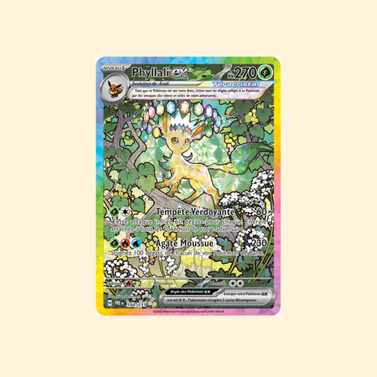 Carte Pokémon Phyllali ex PRE 144/180 - Évolutions Prismatiques - Français