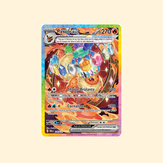 Carte Pokémon Pyroli ex PRE 146/180 - Évolutions Prismatiques - Français