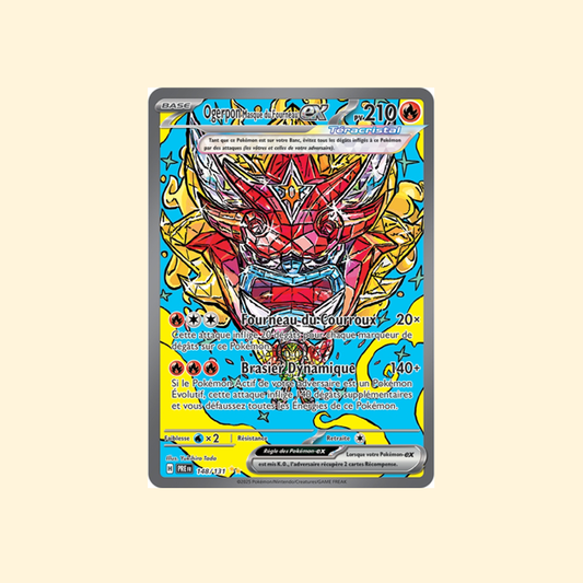 Carte Pokémon Ogerpon Masque du Fourneau ex PRE 148/180 - Évolutions Prismatiques - Français