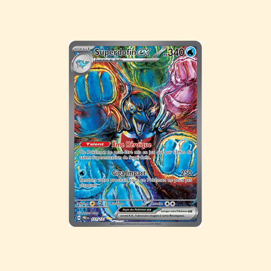 Carte Pokémon Superdofin ex PRE 151/180 - Évolutions Prismatiques - Français