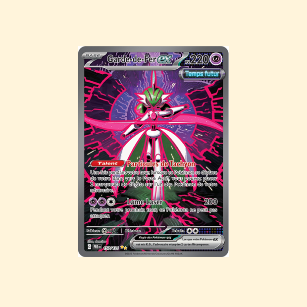 Carte Pokémon Garde-de-Fer ex PRE 157/180 - Évolutions Prismatiques - Français