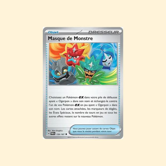 Carte Pokémon Masque de Monstre 159/167 - Mascarade Crépusculaire - Français